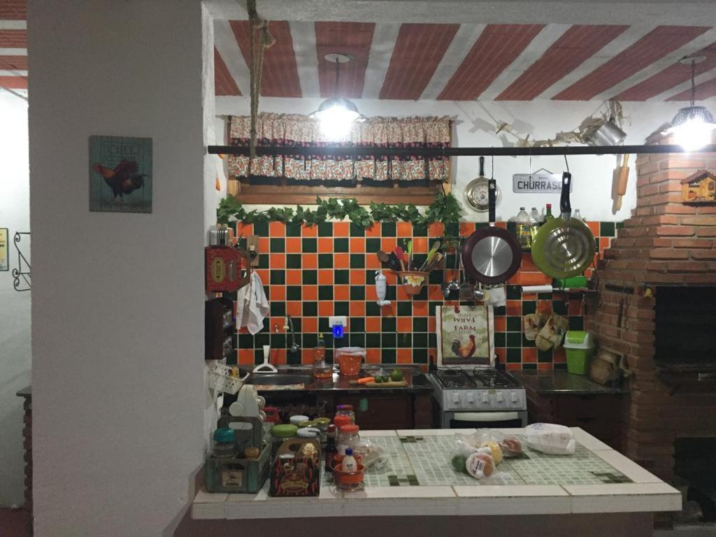 Confortavel Casa De Campo Em Condominio Fechado Águas de Lindóia Dış mekan fotoğraf